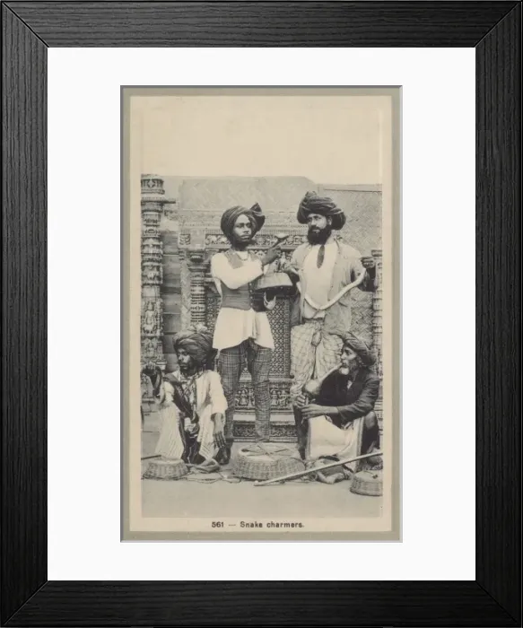 Framed Print : Indian Snake Charmers Framed Print : Indian Snake Charmers