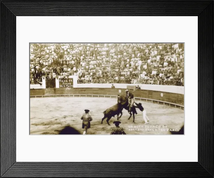 Framed Print : Picador fighting at the Bullring in San Pedro Tlaquepaque Framed Print : Picador fighting at the Bullring in San Pedro Tlaquepaque