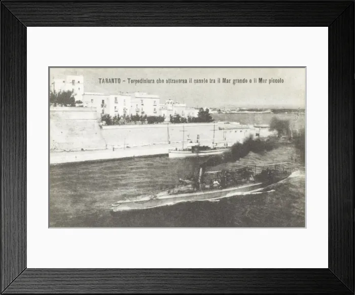 Framed Print : Taranto, Italy - Torpedo Boat Framed Print : Taranto, Italy - Torpedo Boat