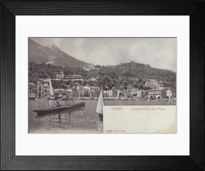 Framed Print : Ischia, Italy - Casamicciola viewed from the Sea Framed Print : Ischia, Italy - Casamicciola viewed from the Sea