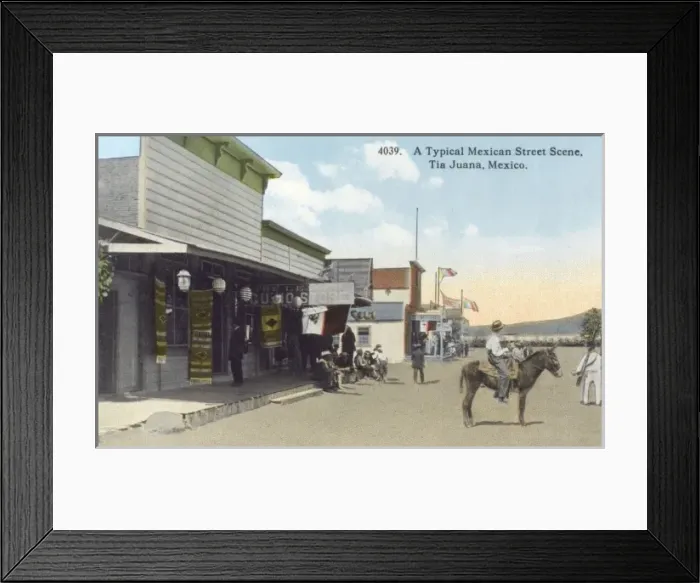 Framed Print : Mexican street scene - Tijuana Framed Print : Mexican street scene - Tijuana