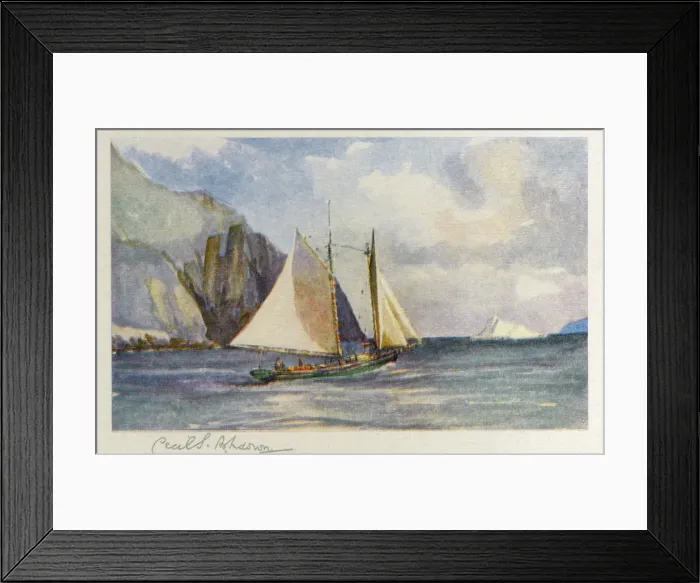 Framed Print : The Coast of Labrador and Newfoundland Framed Print : The Coast of Labrador and Newfoundland