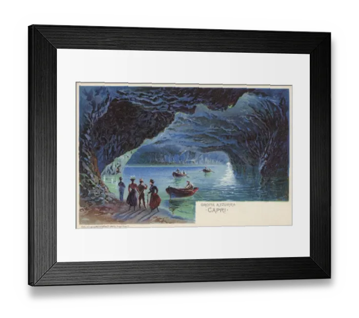 Framed Print : Capri, Italy - The Azure Grotto Framed Print : Capri, Italy - The Azure Grotto