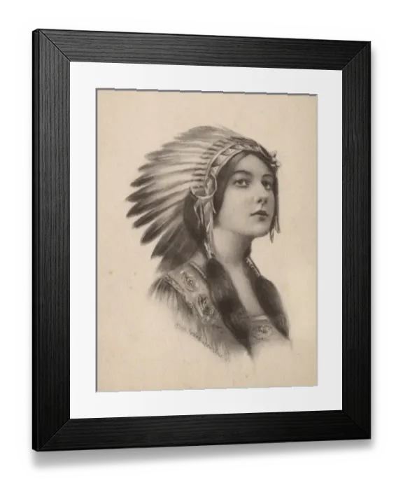 Framed Print : Native Amercan Women Framed Print : Native Amercan Women