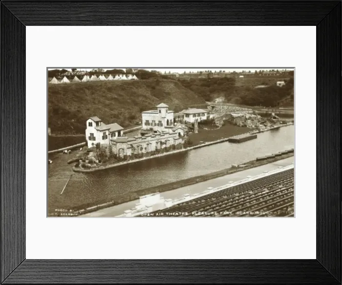 Framed Print : Scarborough - Open Air Theatre at the Pleasure Park Framed Print : Scarborough - Open Air Theatre at the Pleasure Park