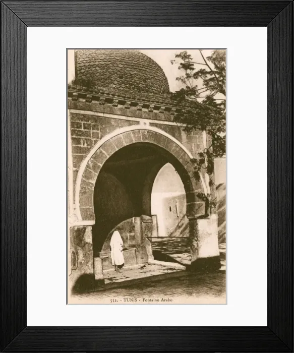 Framed Print : Tunis, Tunisia - A Fountain Framed Print : Tunis, Tunisia - A Fountain