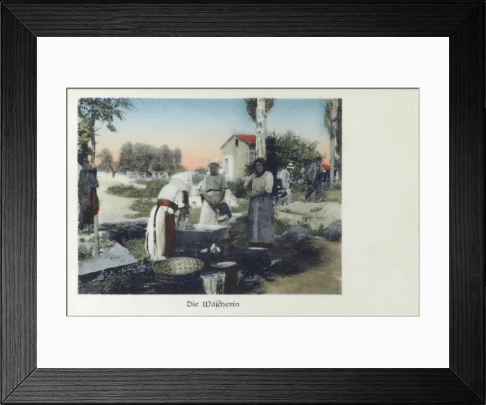 Framed Print : Washerwomen in Macedonia Framed Print : Washerwomen in Macedonia