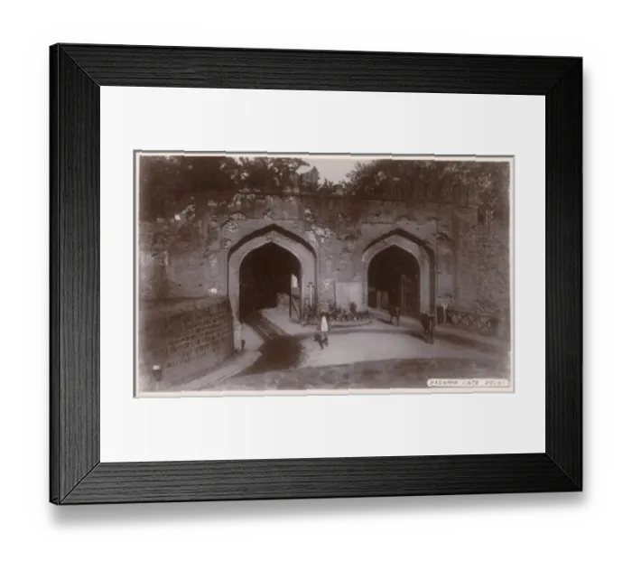 Framed Print : The Kashmir Gate, Delhi Framed Print : The Kashmir Gate, Delhi