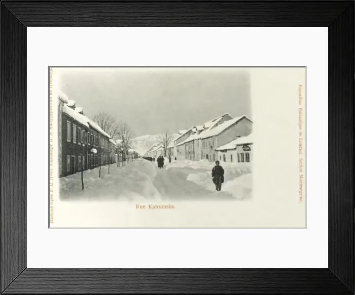 Framed Print : Cetinje, Montenegro - Katounska Road Framed Print : Cetinje, Montenegro - Katounska Road