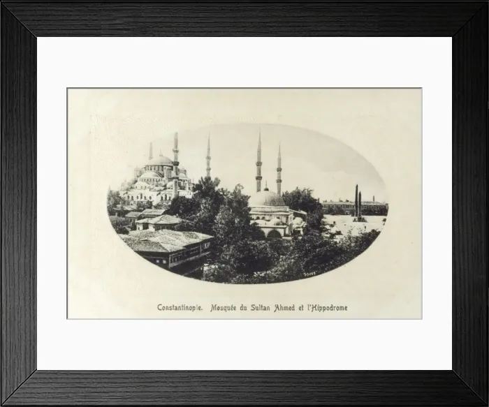 Framed Print : Istanbul - The Sultan Ahmet I Mosque & Hippodrome Framed Print : Istanbul - The Sultan Ahmet I Mosque & Hippodrome