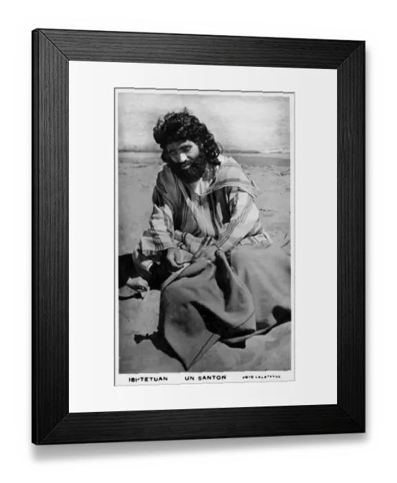 Framed Print : A Moroccan Tailor Framed Print : A Moroccan Tailor