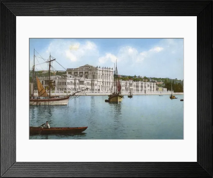 Framed Print : The Dolmabahce Palace, Constantinople Framed Print : The Dolmabahce Palace, Constantinople