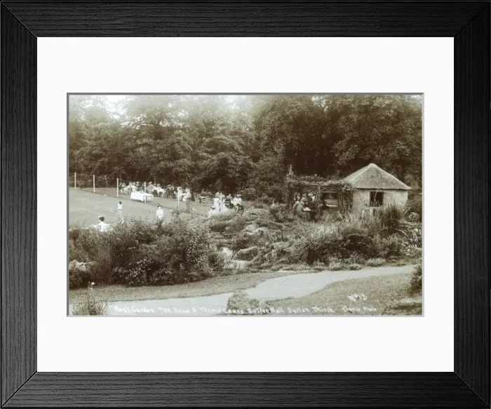 Framed Print : Rock Garden Teahouse - Sutton Hall, Yorkshire Framed Print : Rock Garden Teahouse - Sutton Hall, Yorkshire