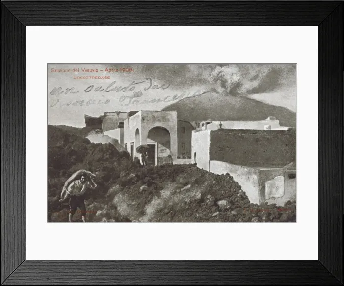 Framed Print : Eruption of Vesuvius Framed Print : Eruption of Vesuvius