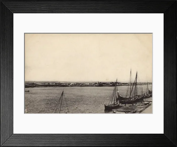 Framed Print : Euphrates River, Iraq Framed Print : Euphrates River, Iraq