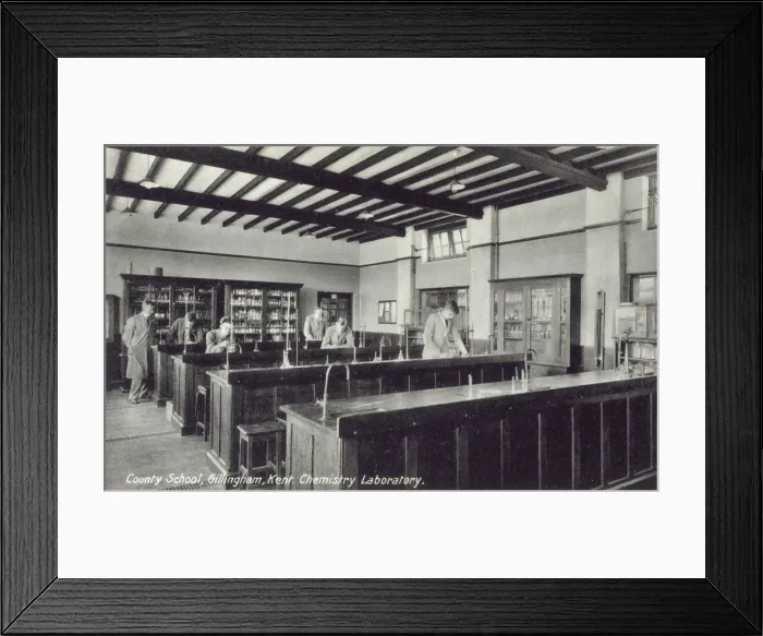 Framed Print : County School, Gillingham, Kent Framed Print : County School, Gillingham, Kent