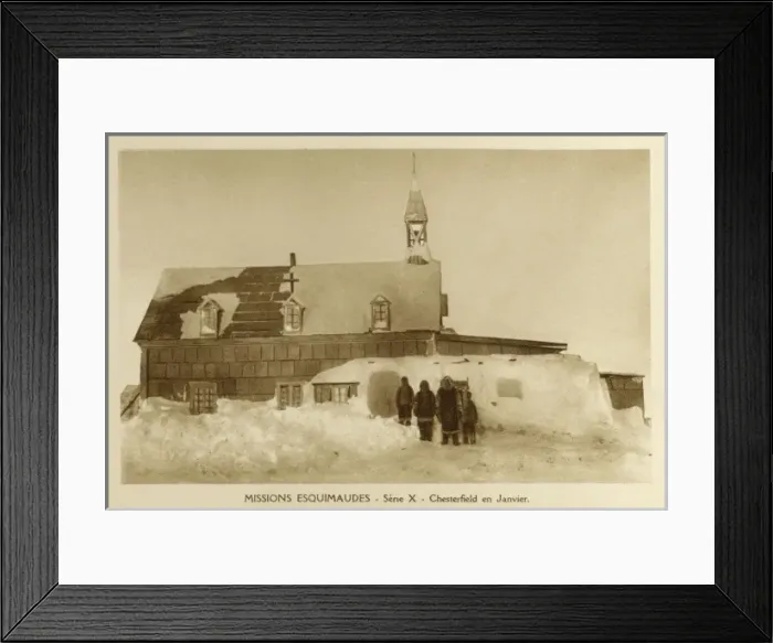 Framed Print : Catholic Mission - Chesterfield, Newfoundland Framed Print : Catholic Mission - Chesterfield, Newfoundland
