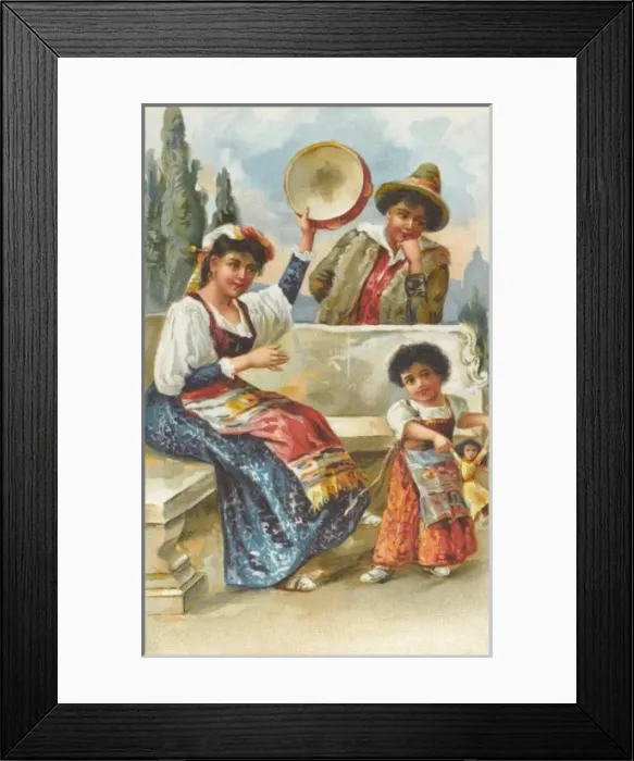 Framed Print : Italian Rustic Types - Southern Italy / Sicily Framed Print : Italian Rustic Types - Southern Italy / Sicily