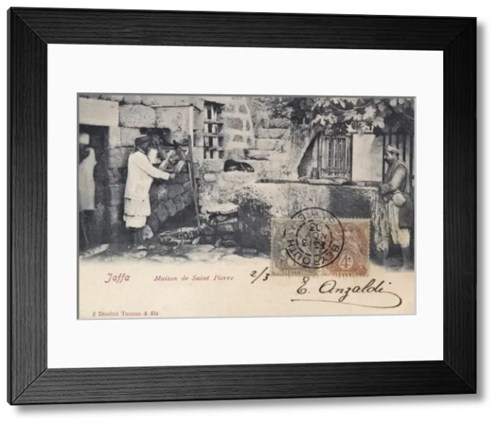 Framed Print : House of Simon the Tanner, Jaffa, Israel Framed Print : House of Simon the Tanner, Jaffa, Israel