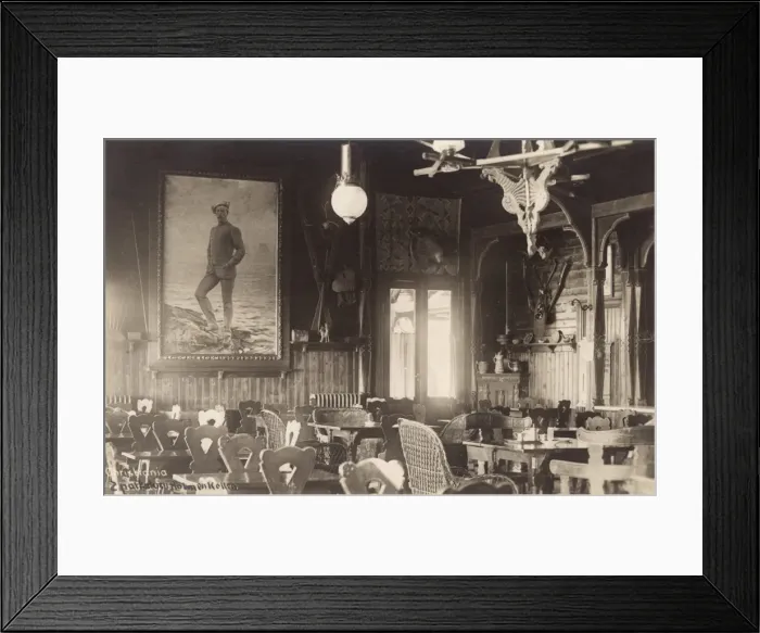 Framed Print : Interior of a Norwegian Sporting Club in Oslo Framed Print : Interior of a Norwegian Sporting Club in Oslo