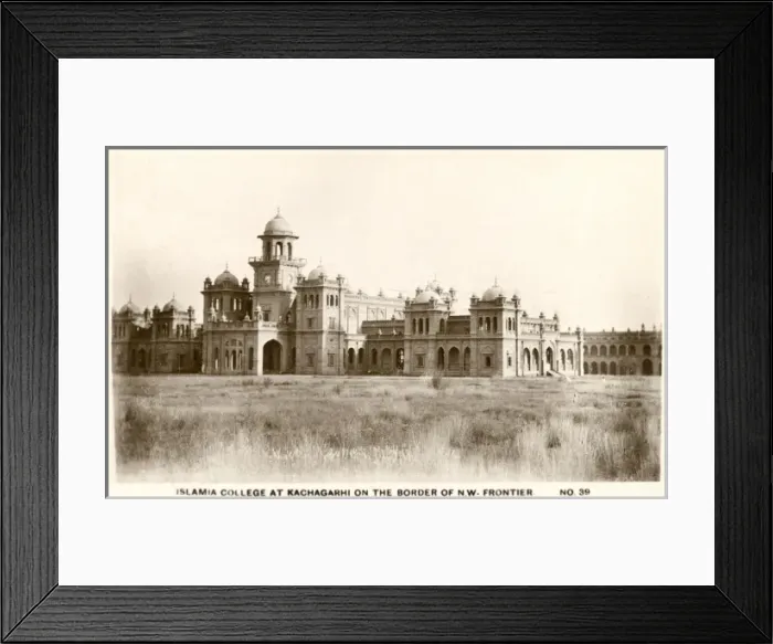 Framed Print : Islamia College - Kachagarhi, Pakistan Framed Print : Islamia College - Kachagarhi, Pakistan