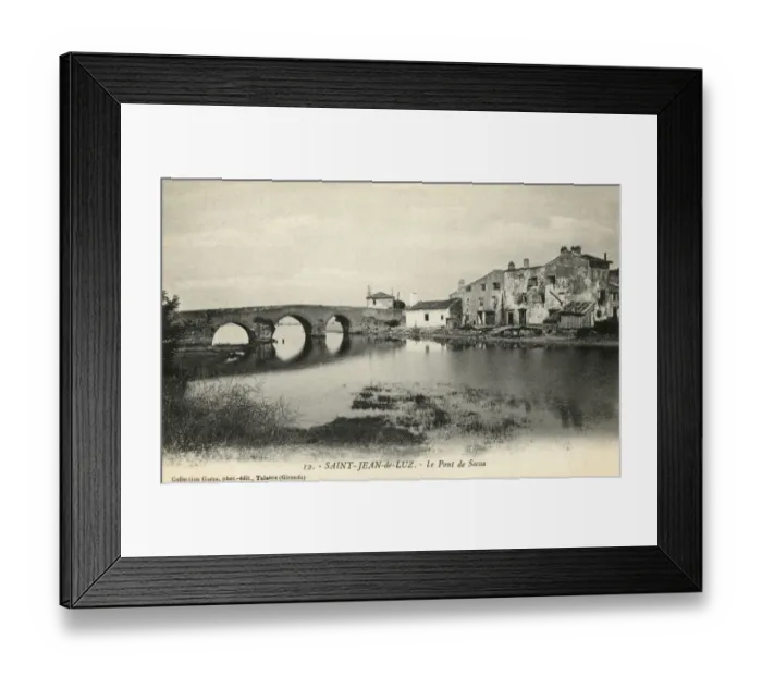 Framed Print : Saint Jean-de-Luz - The Socoa Bridge Framed Print : Saint Jean-de-Luz - The Socoa Bridge