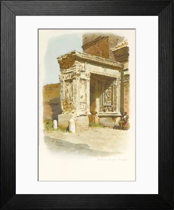 Framed Print : Italy - Rome - Arco Degli Argentari Framed Print : Italy - Rome - Arco Degli Argentari