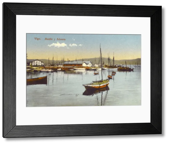 Framed Print : Vigo Harbour - Spain Framed Print : Vigo Harbour - Spain