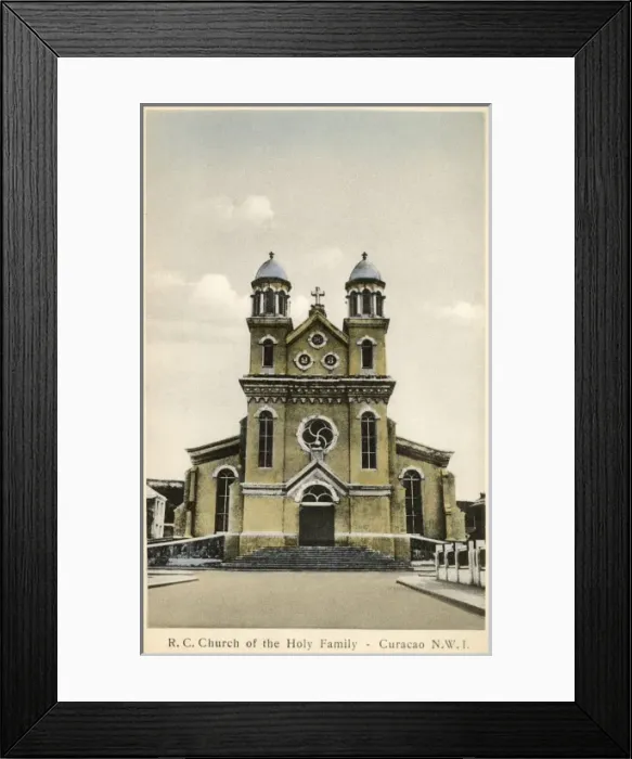 Framed Print : RC Church of the Holy Family, Curacao, West Indies Framed Print : RC Church of the Holy Family, Curacao, West Indies