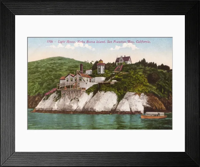 Framed Print : Yerba Buena Island, San Francisco Bay - Lighthouse Framed Print : Yerba Buena Island, San Francisco Bay - Lighthouse