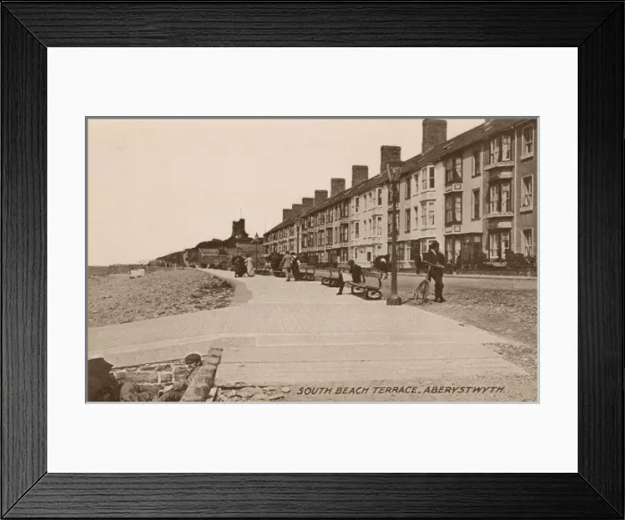 Framed Print : South Beach Terrace, Aberystwyth, Wales Framed Print : South Beach Terrace, Aberystwyth, Wales