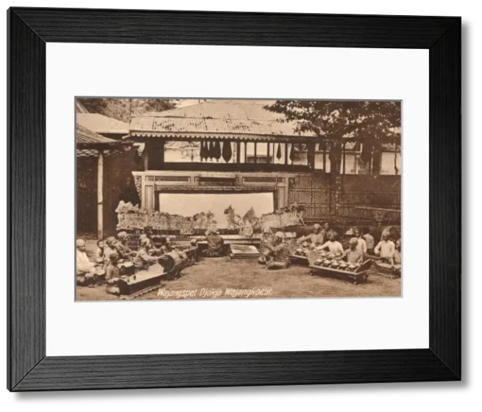 Framed Print : Garoet, Indonesia - Puppet Theatre and Gamelan Framed Print : Garoet, Indonesia - Puppet Theatre and Gamelan