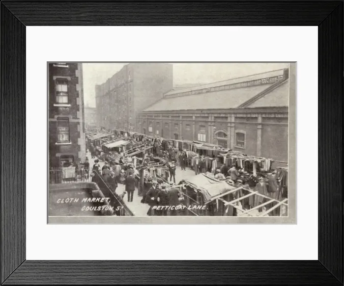 Framed Print : Petticoat Lane, London - Goulston Street Framed Print : Petticoat Lane, London - Goulston Street