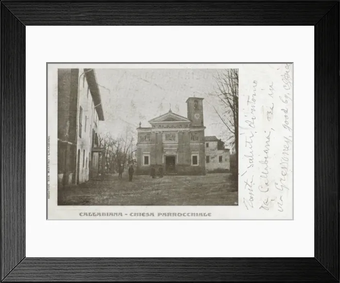 Framed Print : Italy - Callabiana - Parochial Church Framed Print : Italy - Callabiana - Parochial Church