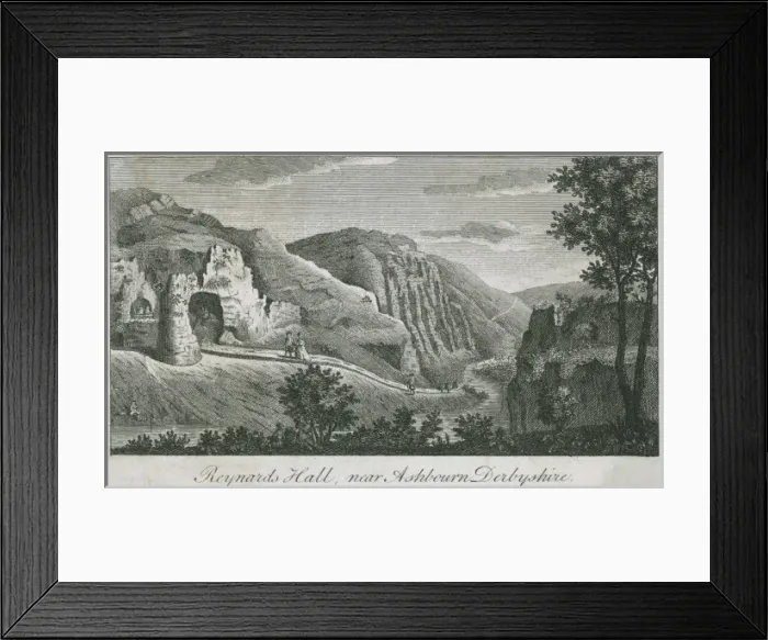 Framed Print : Reynards Hall, Derbyshire