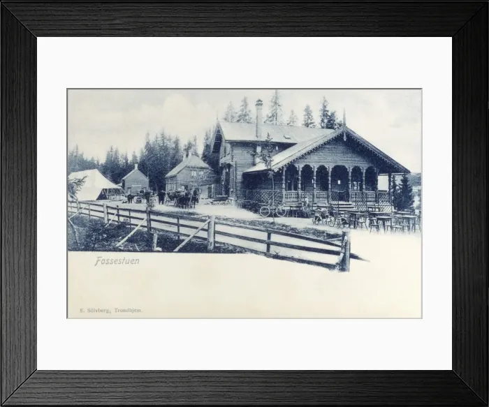 Framed Print : Fossestuen Hotel, Trondhjem, Norway Framed Print : Fossestuen Hotel, Trondhjem, Norway