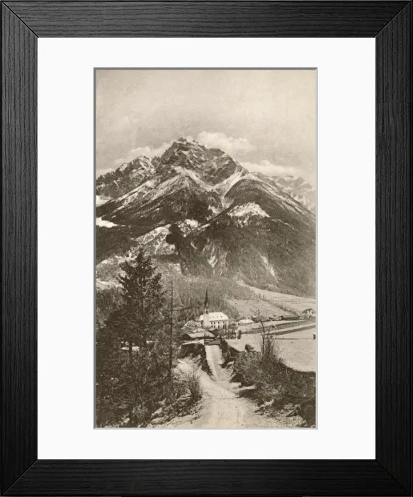 Framed Print : Austrian Alpine Scene - Stubaital Framed Print : Austrian Alpine Scene - Stubaital