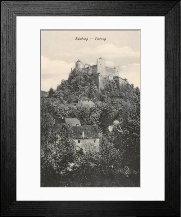 Framed Print : Austria - Salzburg - Hohensalzburg Castle Framed Print : Austria - Salzburg - Hohensalzburg Castle