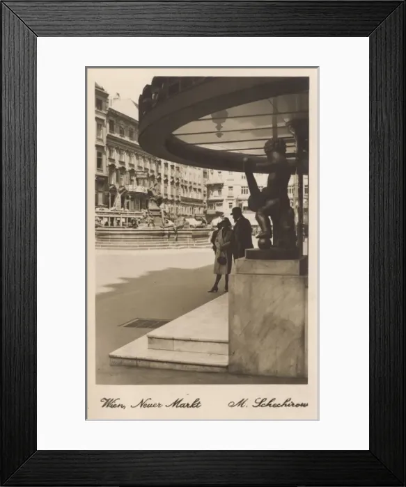 Framed Print : Neuer Markt - Vienna, Austria Framed Print : Neuer Markt - Vienna, Austria