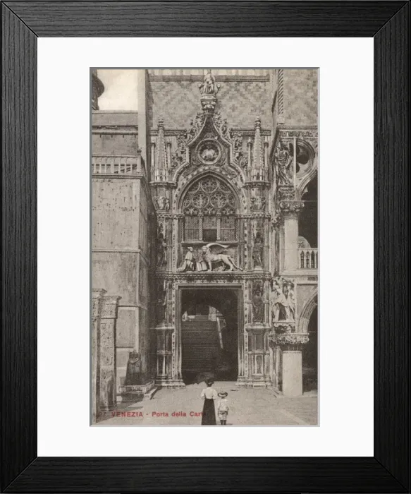 Framed Print : Venice, Italy - The Porta della Carta Framed Print : Venice, Italy - The Porta della Carta