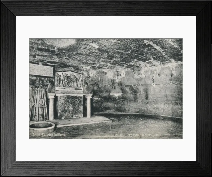 Framed Print : Crypt of San Nicola in Carcere Framed Print : Crypt of San Nicola in Carcere