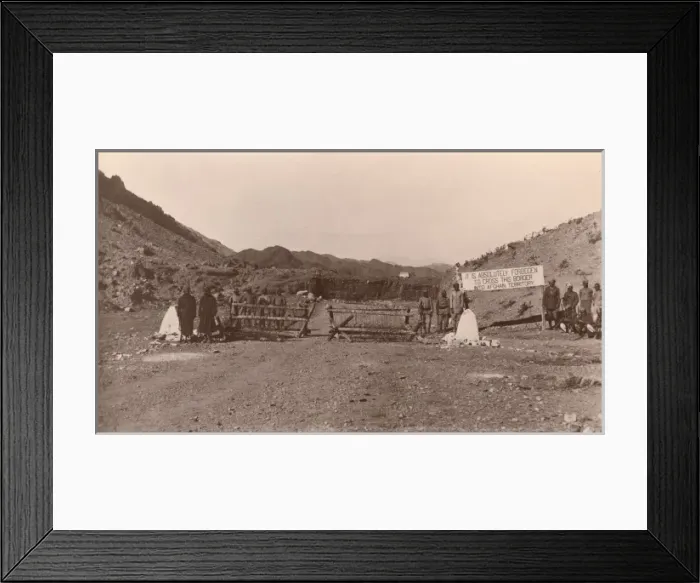 Framed Print : Khyber Pass - Border - NWFP Framed Print : Khyber Pass - Border - NWFP