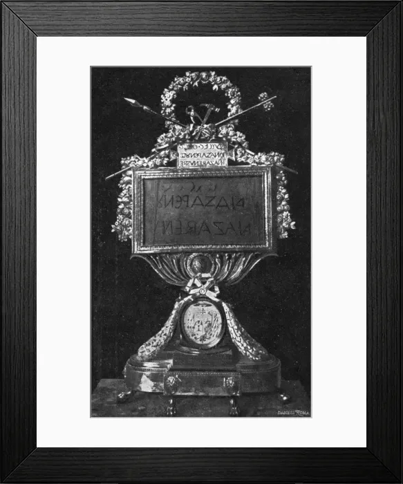 Framed Print : Part of the Inscription from the True Cross Framed Print : Part of the Inscription from the True Cross