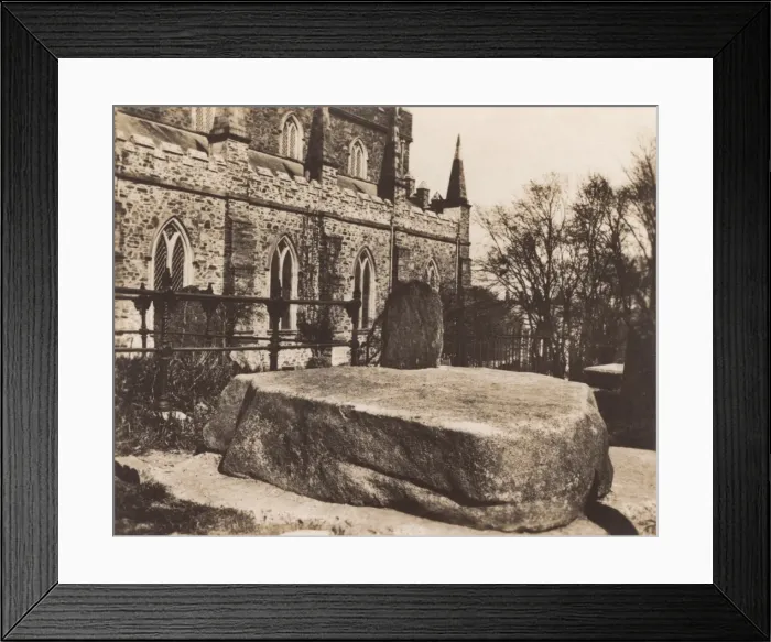 Framed Print : St Patricks Grave, Downpatrick, Co. Down Framed Print : St Patricks Grave, Downpatrick, Co. Down