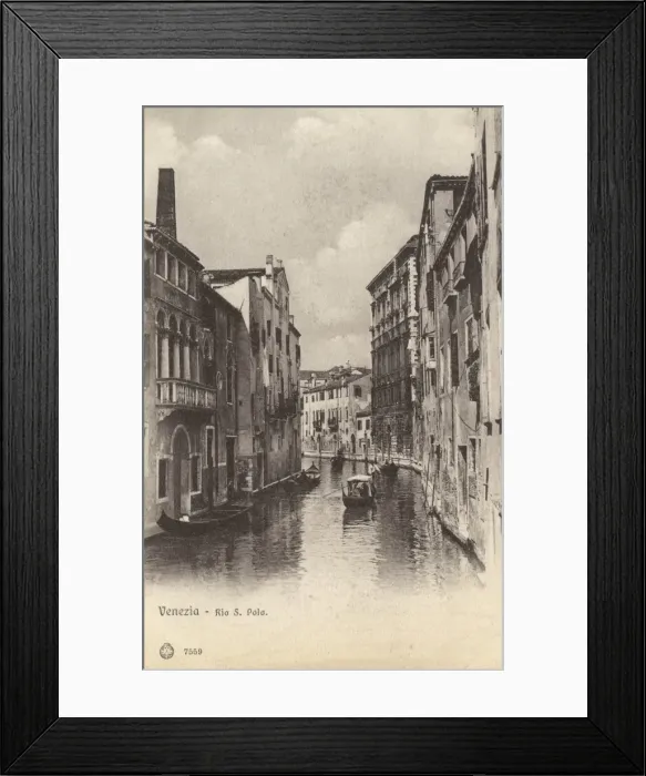 Framed Print : Rio di San Polo, Venice, Italy Framed Print : Rio di San Polo, Venice, Italy