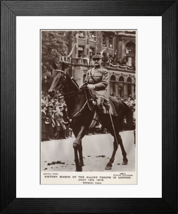 Framed Print : Marshall Foch - 1919 Victory Parade Framed Print : Marshall Foch - 1919 Victory Parade