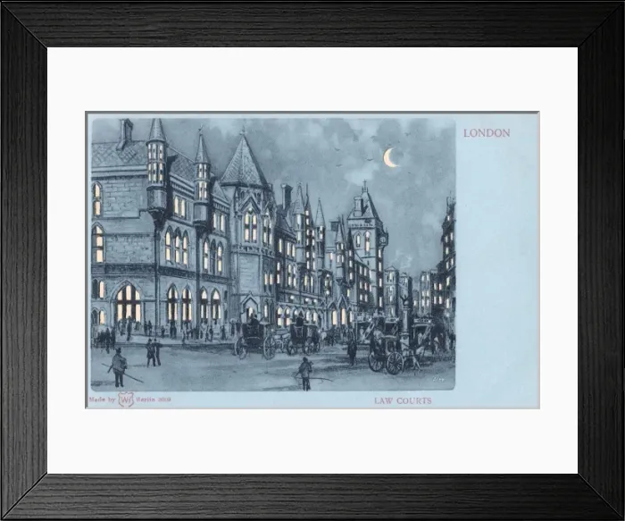 Framed Print : The Law Courts, London Framed Print : The Law Courts, London