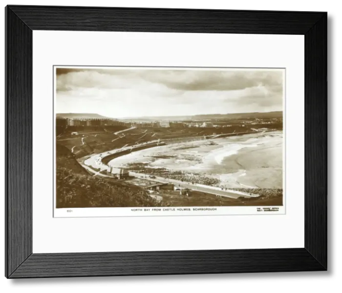 Framed Print : Scarborough - North Bay from Castle Holmes Framed Print : Scarborough - North Bay from Castle Holmes