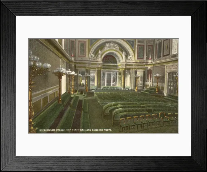 Framed Print : The State Ball and Concert Room - Buckingham Palace Framed Print : The State Ball and Concert Room - Buckingham Palace