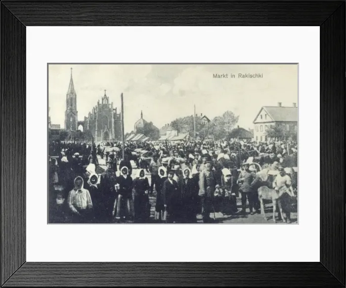 Framed Print : Rokishkis, Lithuania - The Marketplace Framed Print : Rokishkis, Lithuania - The Marketplace